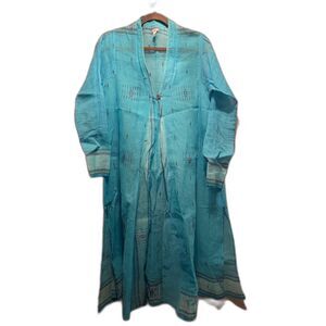 Dosa Aqua Blue Cotton Cover-Up – Women's Size 3 (M/L)